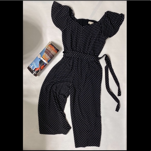 monteau polka dot jumpsuit